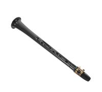 CLISPEED Mini Saxophone 8-hole Lightweight Woodwind Instrument Portable Pocket Saxophone Black Plastic Handmade for Travel and Practice