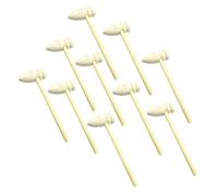 CLISPEED Mini Solid Wood Crab Mallet S DIY Wooden Hammer for Seafood Shell Cracking and Creative Handcraft Play