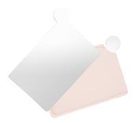 CLISPEED Mini Stainless Steel Makeup Palette with Blending Plate and High-Definition Mirror, Compact Cosmetic Mixing Tool for Artists and-The-Go Application