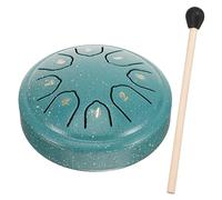 CLISPEED Mini Steel Tongue Drum Note Percussion Instrument for Meditation Relaxation and Musical Education for Beginners and Music Lovers
