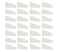 CLISPEED Mini Triangle Makeup Sponges 40Pcs Compact Foundation Cosmetic Wedges Reusable for Blush and-The-Go Touch-Ups