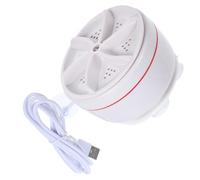 CLISPEED Mini Ultrasonic Folding Washing Machine Portable Turbo Washer for Travel Business Trips PP Material Tiny Washer for Delicate Underwear Shirts Dresses Skirts Intelligent Hand-wash