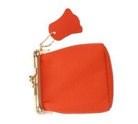 CLISPEED Mini Vintage Lipstick Holder Mini Wallet for Woman Portable Compact Lipstick Bag Solid Kiss Lock Key Storage and Small Cosmetic Bag Use While Traveling