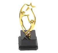 CLISPEED Miniature Award Trophy with Golf Figurine Small Sport Competition Prize for Secure Base for DIY Nameplate for Parties Talent Shows and Recess Games