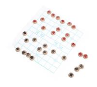 CLISPEED Miniature Chinese Chess Set Portable Realistic Plastic Xiangqi Playset for Dollhouse Decoration Versatile Scene Accessories for Creative Play and Collectibles