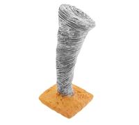 CLISPEED Miniature Resin Tornado Figurine for Sand Table Landscape DIY Natural Phenomena Model Detailed Craftsmanship Easy to Clean Stand Table Sculpture for Sensory and Architectural Decor