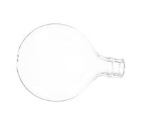CLISPEED Modern Flat Paddle Glass Shade Replacement for Pendant Light Sleek Amber Sandblasted Lampshade for Living Warm Glow Decorative Fixture Cover for Contemporary Interiors