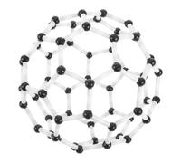 CLISPEED Molecular Structure Model DIY Kit for Chemistry Education Plastic Carbon Molecule Components Assembly Tool for Science Teaching and Classroom Learning