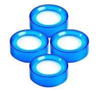 CLISPEED Money Sponge 4Pcs Finger Moistener Sponge Made from Plastic for Money Counting Cashier Bank Supplies