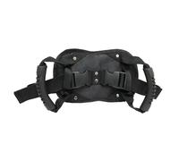 CLISPEED Motorbike Board Cloth and with Oxford for Built-in Black Mesh Pp Adjustable Safety Handle Strap Material Rear Seat Passenger Suitable Tricycle and Atv Use