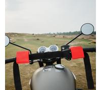 CLISPEED Motorcycle Handlebar Strap in Red Heavy-duty Nylon Tie down Strap with Versatile Securing and Fabric Material for Motorbike and Transport