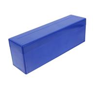 CLISPEED Multi-Function Coin Holder Storage Box for Collectors Blue Coin Organizer with Slots Protective Display Case for Commemorative and Business Rounded Edges Oxidation-Resistant