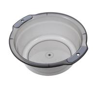 CLISPEED Multi Functional Wash Basin for Laundry Dishwashing Face and Head Washing Stylish Medium Grey Plastic Basin for Home Dorm Kitchen Use Versatile for Bottle and Vegetable Cleaning