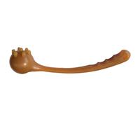 CLISPEED Multifunctional Relief Massage Fitness Silicone for Hammer Stress Strength Saving, Brown Manual Therapy and for The Neck, Shoulder, and Back Massage, Suitable Old