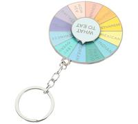 CLISPEED Multipurpose Zinc Alloy Keychain with Rotating Roulette Wheel, Creative Shape and Stylish Vintage Design, Purse Hanging Charm Or Backpack Keychain Accessory