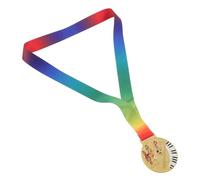 CLISPEED Music Competition Medals Zinc Alloy Award with Polished Metallic Finish for Piano Singing Dance Events Prize Medals with Ribbon to Inspire Confidence and Celebrate Achievements