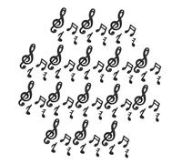 CLISPEED Musical Note Party Confetti Black Assorted Style Table Decoration for Birthday Wedding Shower Festival Supplies