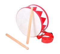 CLISPEED Musical Percussion Set Handheld Snare Drum with Mallets Easy to Learn Hand Drum for Beginners Schools and Live Performances