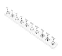 CLISPEED Nail Art Base Practice Stand Metal Manicure Holder Decorative Nail Display Rack and Manicure Training