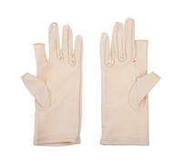 CLISPEED Nail Art Gloves Riding Gloves Thin Cloth Hand Protectors High Elasticity UV Protection for Women Manicure and Riding