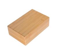 CLISPEED Natural Bamboo Yoga Brick Wooden Training Block for Yoga Beginners Home Fitness Smooth Surface Portable Auxiliary Tool