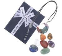 CLISPEED Natural Crystal Stone Specimen Set Decorative Mineral Sample with Irregular Shape Representing Positive Energy for Home Decor and Geology Teaching for Meditation
