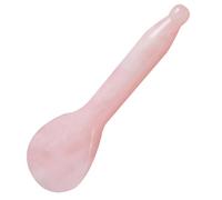 CLISPEED Natural Jade Face Massage Scraping Tool Long Thick Handle for Neck Back and Foot Multi-Purpose Facial Massage Stone