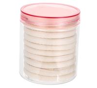 CLISPEED Natural Loofah Face Scrub Pads Round Exfoliating Makeup Remover Sponges for Gentle Deep Cleansing Skin Regeneration Suitable for All Skin Types and Daily Facial Care