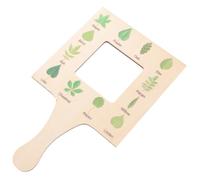 CLISPEED Nature Guide Large Pine Wood Nature Viewfinder Outdoor Identification Tool for Lightweight Compact Exploration Kit