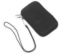 CLISPEED Neoprene Cell Phone Sleeve with Zippered Pocket and Lanyard, Portable Scratch Protection Case for Smartphones, for Beach and Running Activities