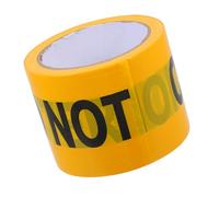 CLISPEED Non-adhesive Caution Tape Roll 7.5cm x 100m Crime Scene Warning Tape Do Not Enter for Hazardous Areas and Security