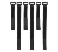 CLISPEED Non-Slip Bike Wheel Fixing Band Set 6 Pack 12.2 Inch for Mountain Bicycle Tire Fastening and Rear Rack Use