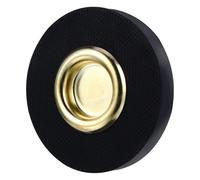 CLISPEED Nylon Cello Endpin Stopper Pad Anti-slip Floor Protector Mat for Cellists Non-skid Round Black Grip Cushion Prevents Scratches Portable and Lightweight