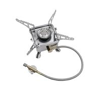 CLISPEED Outdoor Camping Gas Stove Portable High-temperature Resistant Mini Cooker for Hiking Picnic and Backyard Use with Safe Material and Easy Operation