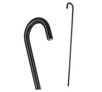CLISPEED Party Magician Crutch Black Plastic Crutch Stick for Stage Performance and Costume Accessories for Themed Events and Halloween Parties