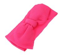 CLISPEED Pet Bow Headband Dog Cat Double-layer Bowknot Hair Hoop Stretchy Party Headdress Rose Red Suitable for Pet Cosplay and Performance