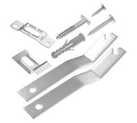 CLISPEED Picture Frame Security Hangers Locking Hooks for Hard Walls Anti-Theft Picture Hanging Kit Suitable for Hotels and Art Galleries Easy to Install