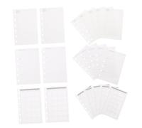 CLISPEED Planner Inserts Books Daily Weekly Monthly Refill Paper Ring Binder Notebook Smooth Thick Lined Compact Pocket Organizer for Scheduling and Task Tracking