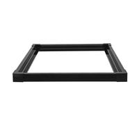 CLISPEED Plastic Aquarium Edge Trim Size S Size L Fish Tank Edge Protector Guard in Black Easy to Install Safety Strip for Aquarium in Commercial Places