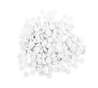 CLISPEED Plastic Earring Stoppers to Prevent Ear Needles from Hurting 200pcs with White Foam Cushion Pads, Small and Compact Design with Earrings Suitable for Professional and Personal Use