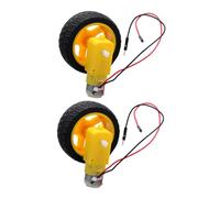 CLISPEED Plastic Geared Motor with Dual Shaft Interference Electric Motor for Smart Rc Cars and DIY High Torque Reducer for Electronic Devices