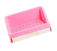 CLISPEED Plastic Rabbit Litter Box Drawer with Odor Control and Pet Excrement Containment, Suitable for Rabbits and Chinchillas in Parks and Gardens, Easy to Clean Bunny Training Potty