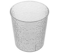 CLISPEED Plastic Trash Can Plastic Waste Container 2 Gallon with Lid Modern Water Ripple Design Waste Basket, Easy to Clean and Spill-resistant for Bathroom and Dorm Rooms