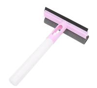 CLISPEED Plastic Window Glass Squeegee Minimizes Hand Fatigue with Sprayer and Double Side Effective Tile and Glass Cleaning Tool for Bathroom and Soapy Shower Doors