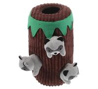 CLISPEED Plush Sloth and Raccoon Interactive Dog Set - Squeaky Digging and Chew for Medium to Large Dogs - Enrichment Activity Puppy Molar Chew Puzzle