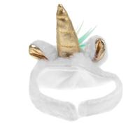 CLISPEED Plush Unicorn Hat for Small Reptiles Cozy Decorative Lizard Hat for Festival Party Soft Pet Costume Accessory to Make Your Lizard Snake Stand Random Color