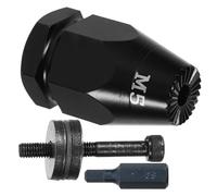 CLISPEED Pneumatic Rivet Nut Gun Head M5 with Pull Rod Connector Bearing Washer for Air Riveting Tool Compatible with Pneumatic Riveters in Automotive and Industrial Use