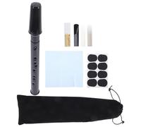 CLISPEED Pocket Saxophone Portable Sax Alto Instrument Mini Woodwind for Beginners with Reeds Fingering Chart Carrying Bag Simple Design Music Practice on The Go