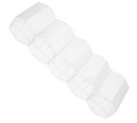 CLISPEED Poker Chip Case 100 Pieces Sturdy Poker Chip Holder with 5-Compartment Rhombus Storage Tray for Texas Holdem Party Cards and Accessories