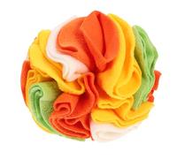 CLISPEED Polar Fleece Dog Sniff Ball Interactive Pet Chew Slow Feeder for Stress Relief and Smell Training Fun Food Ball for Dogs and Puppies